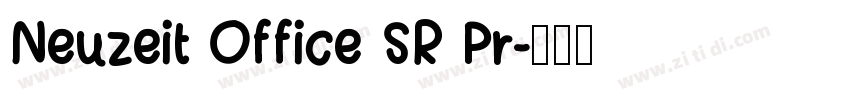 Neuzeit Office SR Pr字体转换